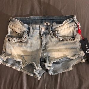 NWT💙 True Religion ‘Joey’ Jean Shorts